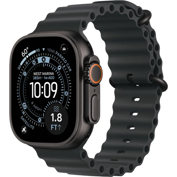 Apple watch Ultra 3 49 Black TiT (Black Ocean Band) MF0J4